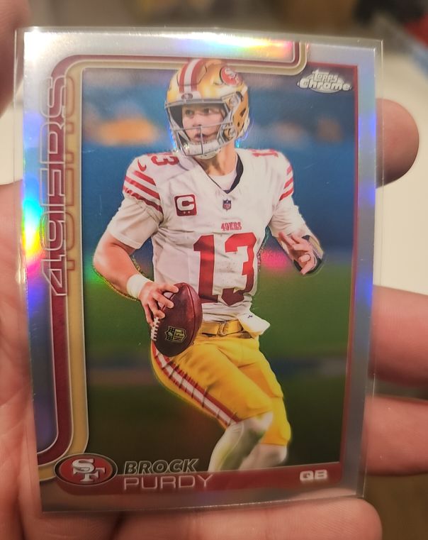 2025 Topps Chrome #262 Brock Purdy — front