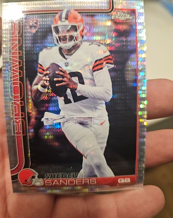 2025 Topps Chrome #315 Shedeur Sanders — front