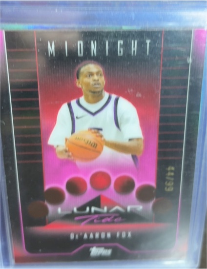 2023-24 Topps Midnight Lunar Tide #LT-4 De'Aaron Fox — front