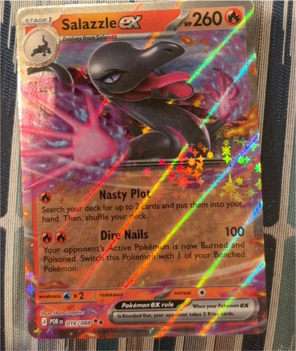 2025 Pokémon MEG Perfect Order #016 Salazzle EX — front