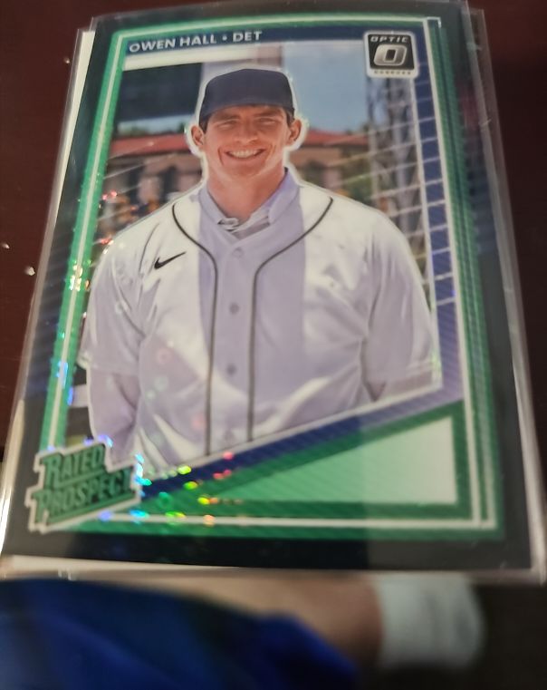 2025 Panini Donruss Optic Rated Prospects #130 Owen Hall — front