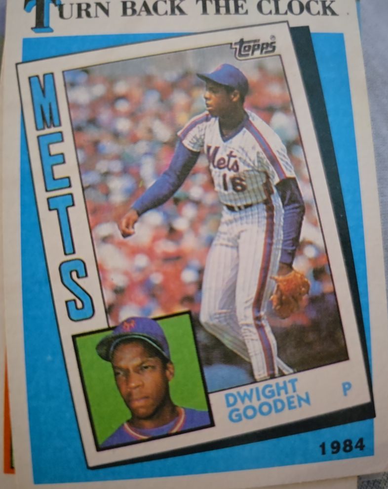 1984 Topps #661 Turn Back The Clock Dwight Gooden — front