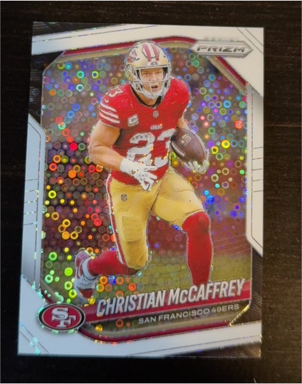 2025 Panini Prizm #156 Christian McCaffrey — front