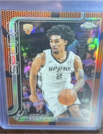 2025-26 Topps Chrome #252 Dylan Harper — front
