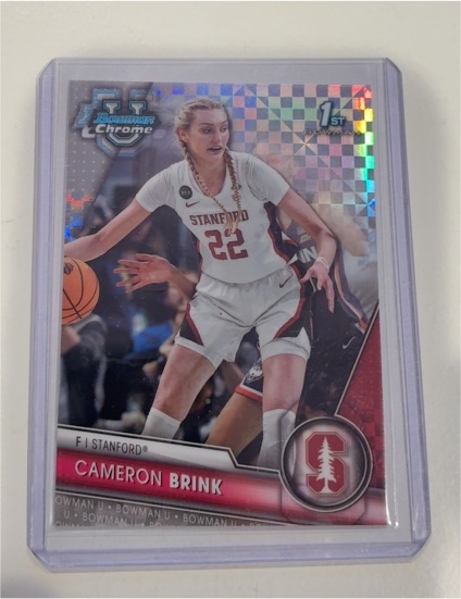 2023-24 Bowman Chrome #75 Cameron Brink — front