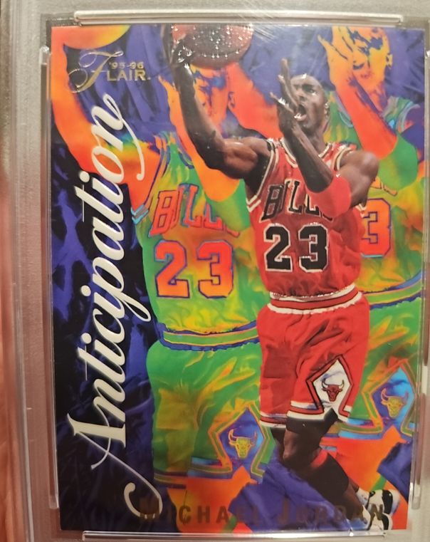 1995-96 Flair #2 Michael Jordan Anticipation — front