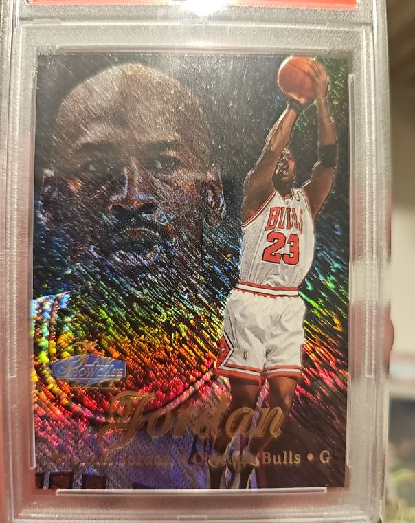 1997-98 Fleer Showcase #1 Michael Jordan — front