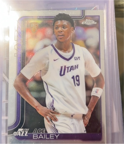 2025 Topps Chrome #255 Ace Bailey — front