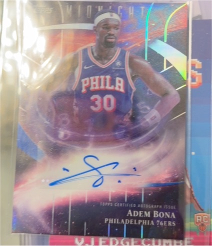 2025-26 Topps Midnight #SM-AB Adem Bona — front