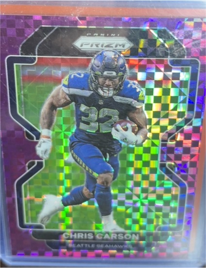 2021 Panini Prizm #46 Chris Carson — front