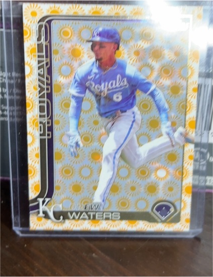 2025 Topps Series 2 #546 Drew Waters Holiday Sun — front