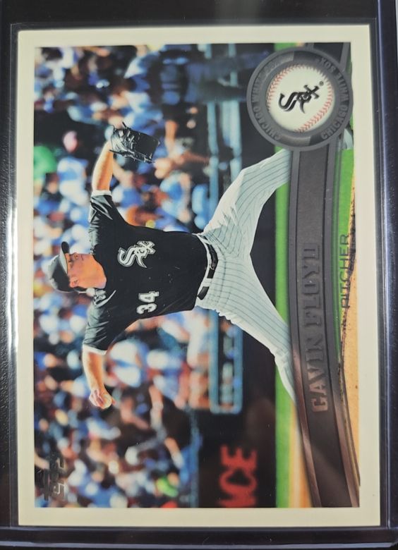2011 Topps #496 Gavin Floyd Chicago White Sox — front
