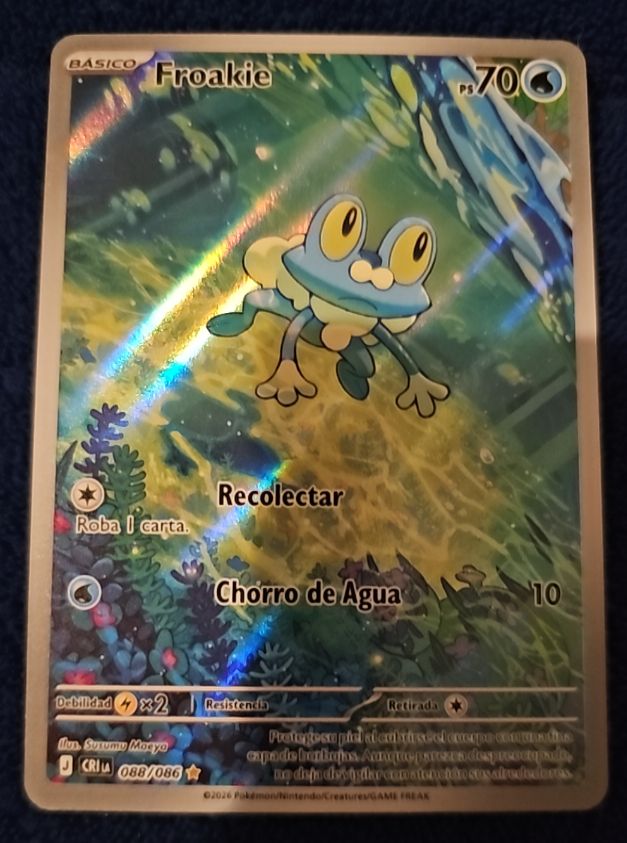 2026 Pokémon #088 Froakie — front