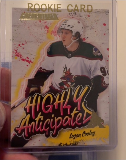 2023-24 Upper Deck Credentials #HA-7 Logan Cooley Highly Anticipated — front