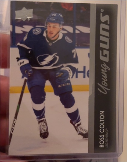 2021-22 Upper Deck Series 1 #224 Ross Colton Young Guns — front