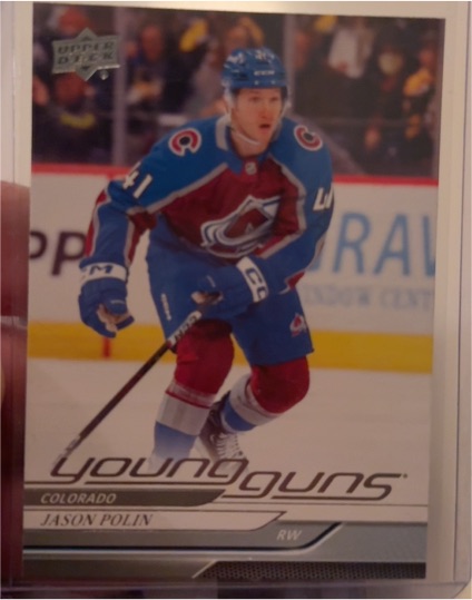 2024-25 Upper Deck Series 1 Young Guns #210 Jason Polin — front