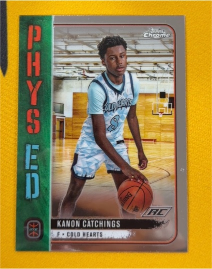 2023-24 Topps Chrome OTE Phys Ed #PE-3 Kanon Catchings — front