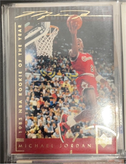 1995-96 Upper Deck The Rookie Years #137 Michael Jordan — front