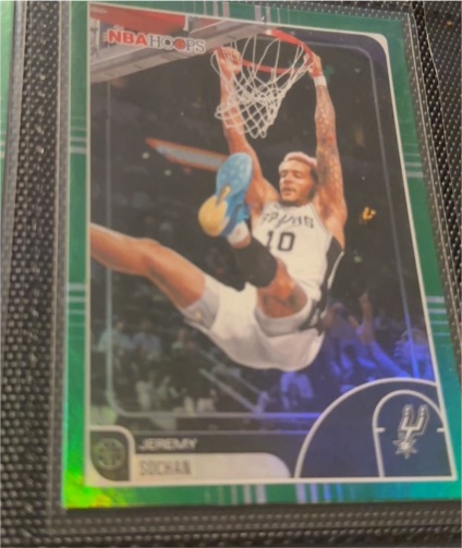 2025-26 Topps NBA Hoops #154 Jeremy Sochan — front