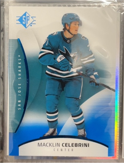 2025-26 Upper Deck SP #26 Macklin Celebrini — front