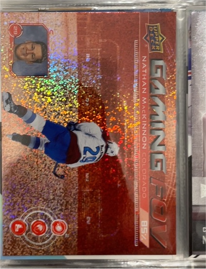 2024-25 Upper Deck #GFOV-12 Nathan MacKinnon Gaming FOV — front