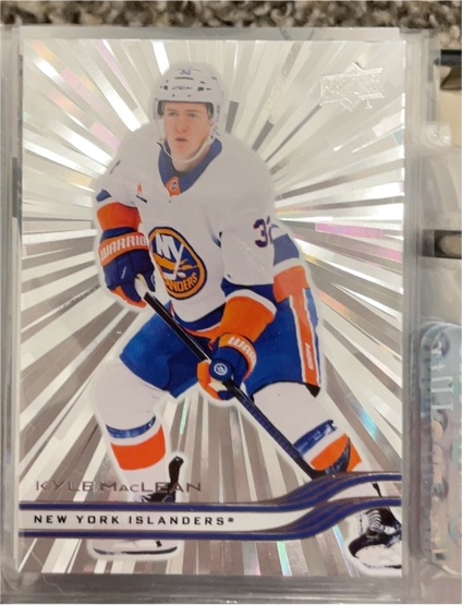 2024-25 Upper Deck #204 Kyle MacLean Outburst Silver — front