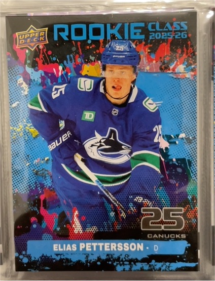 2025-26 Upper Deck Series 2 #RC-16 Elias Pettersson — front