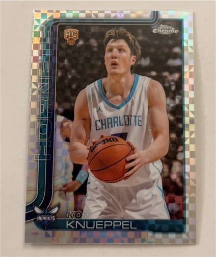 2025-26 Topps Chrome #254 Kon Knueppel — front