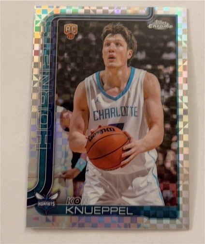 2025-26 Topps Chrome #254 Kon Knueppel — front