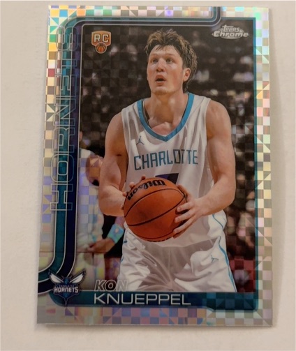 2025-26 Topps Chrome #254 Kon Knueppel — front