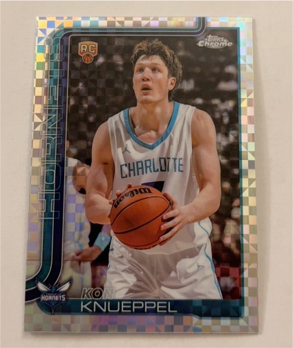 2025-26 Topps Chrome #254 Kon Knueppel — front