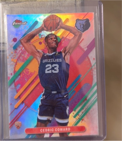 2025-26 Topps Finest #11 Cedric Coward — front