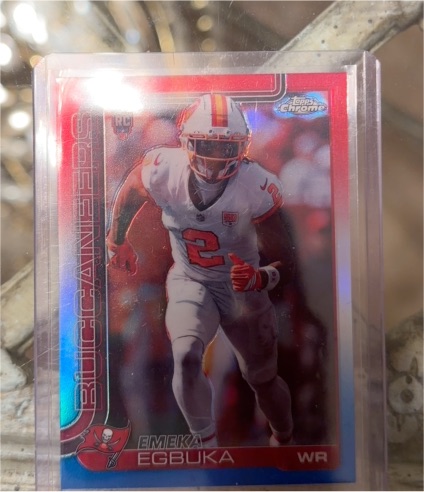 2025 Topps Chrome #312 Emeka Egbuka — front