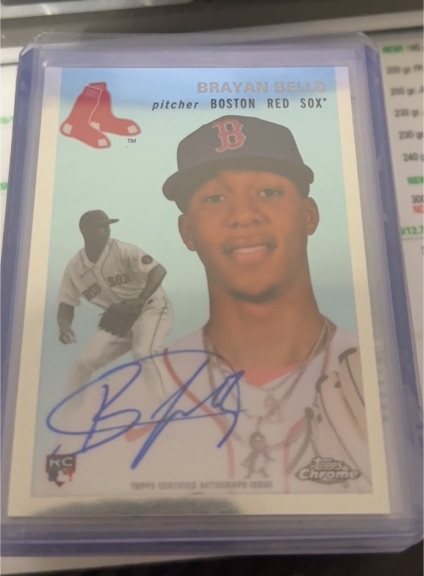 2023 Topps Chrome Platinum Anniversary #98 Brayan Bello — front