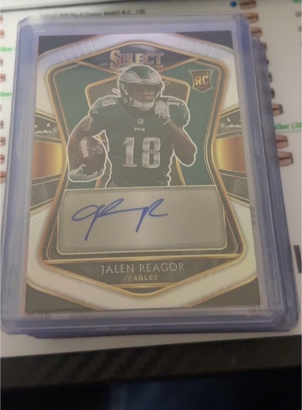 2020 Panini Select Rookie Signatures #RS-JRE Jalen Reagor — front