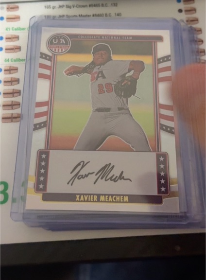 2024 Panini Stars & Stripes #NTS-XM Xavier Meachem — front