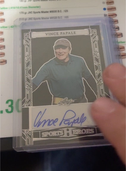 2024 Leaf Sports Heroes #BA-VP1 Vince Papale — front