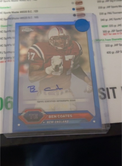 2023 Topps Composite Chrome Autographs #TCA-BC Ben Coates — front
