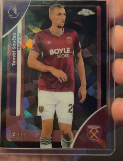 2025-26 Topps Chrome Premier League #188 Tomáš Souček — front