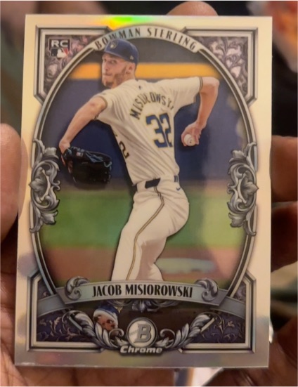 2026 Bowman Chrome Sterling #BST-13 Jacob Misiorowski — front