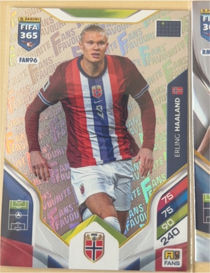 2026 Panini FIFA 365 Adrenalyn XL #FAN96 Erling Haaland — front