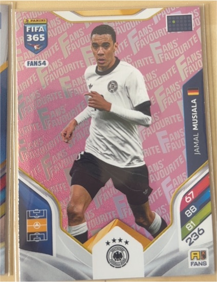 2026 Panini FIFA 365 Adrenalyn XL #FAN54 Jamal Musiala — front