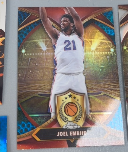 2024-25 Topps Chrome Ball of Duty #BOD-6 Joel Embiid — front