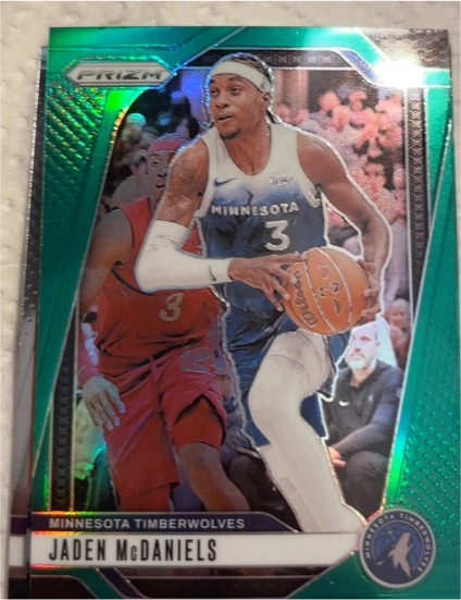 2024-25 Panini Prizm #175 Jaden McDaniels — front