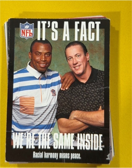 1993 NFL Properties It's A Fact #11 Jim Kelly / Ron Bernstine — front
