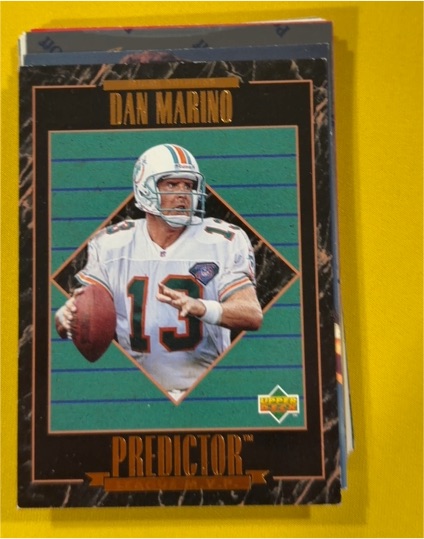1995 Upper Deck Predictor #RP1 Dan Marino — front