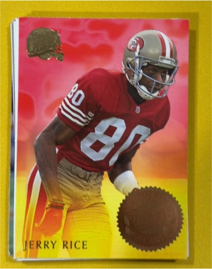 1994 Fleer Ultra Achievement Award #5 Jerry Rice — front