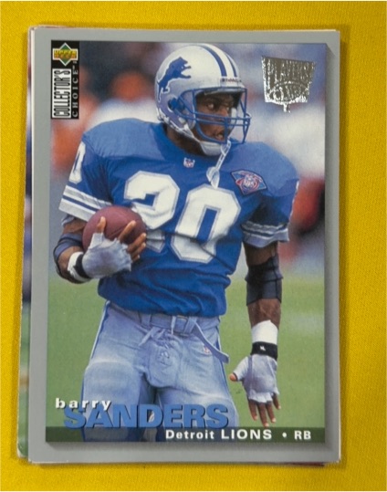 1995 Upper Deck Collector's Choice #156 Barry Sanders — front