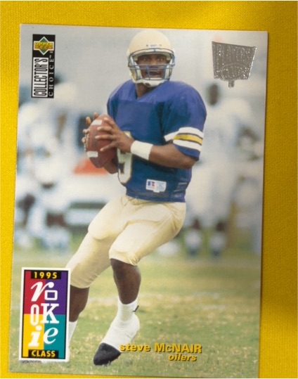 1995 Upper Deck Collector's Choice Rookie Class #3 Steve McNair — front