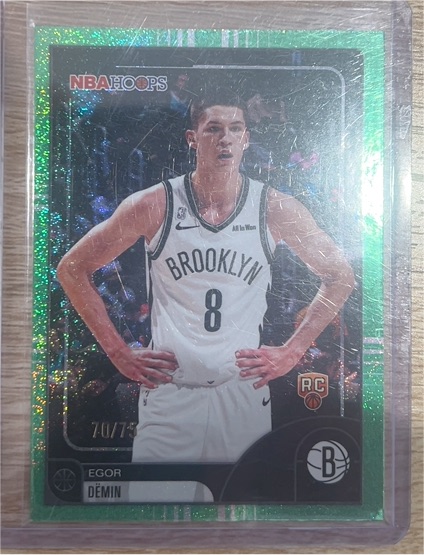 2025-26 Topps NBA Hoops #128 Egor Demin — front